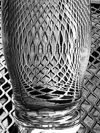 Glass on Wireframe Table, Lexington, KY