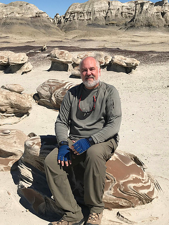 Dan at Bisti/De-Na-Zin Wilderness, NM (2018)