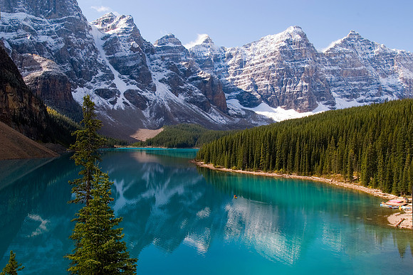 Moraine Lake, Valley of the Ten Peaks, Banff National Park, Alberta, Canada