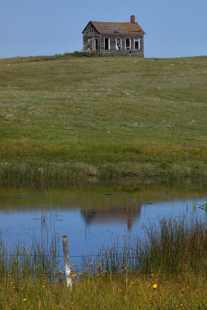 Farm House Reflecting, Ward County, ND