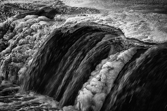 Fox River Frozen Falls, Geneva, IL