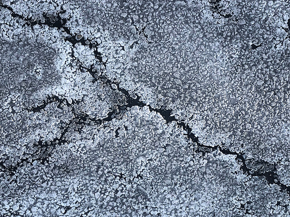 Salt Encrusted Asphalt II