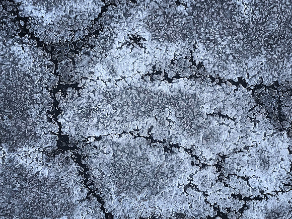 Salt Encrusted Asphalt I