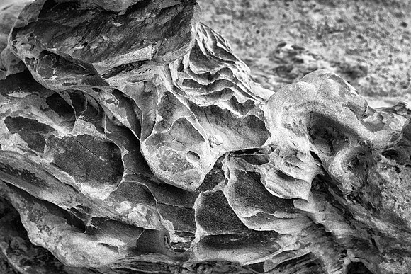 Cracked Egg Detail, Bisti/De-Na-Zin Wilderness, NM