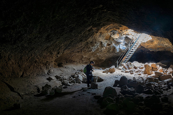 Sheryl at Boyd Cave, Bend, OR  (2019)