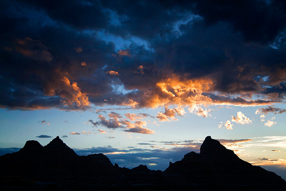 Sunset, Badlands National Park, SD