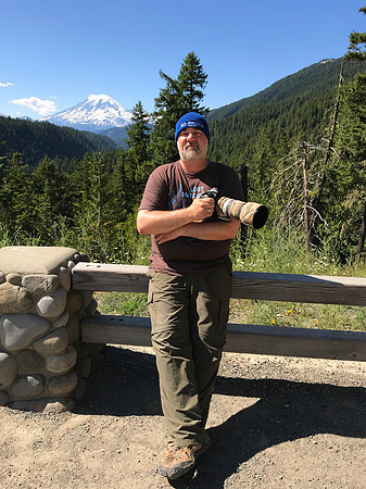 Dan Photographing the Approach to Mt. Rainier, WA (2019)