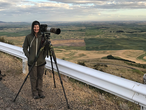 Sheryl at Steptoe Butte, The Palouse, WA (2019)
