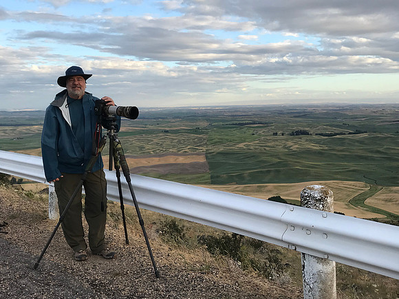 Dan Photographing at Steptoe Butte, The Palouse, WA (2019)