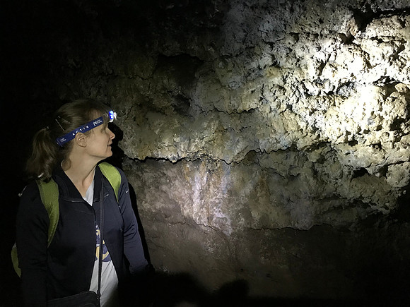 Sheryl at Boyd Cave, Bend, OR (2019)