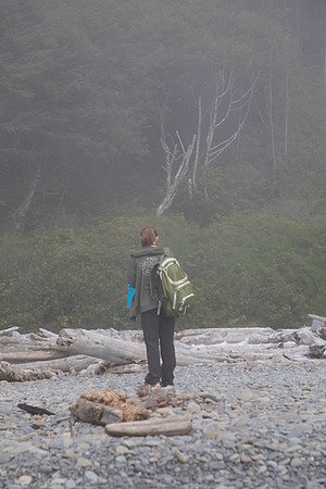 Sheryl at Ruby Beach, Olympic National Park, WA (2019)
