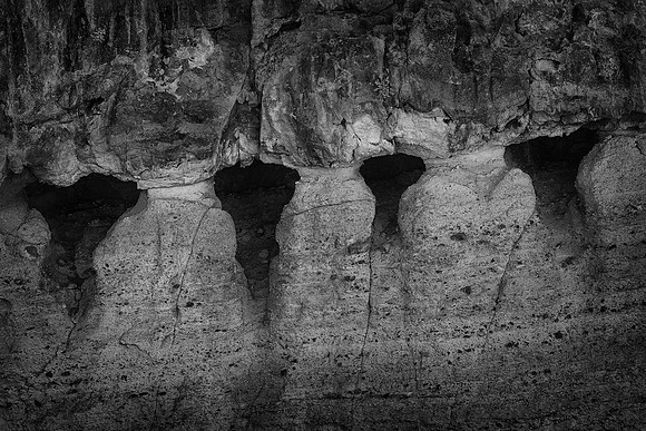 Sandstone Keyholes, Death Valley National Park, CA