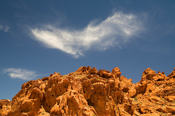 Red Rocks and Cloud, Valley of Fire State Park, NV