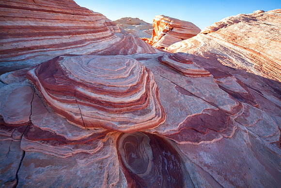 Base of the Fire Wave III, Valley of Fire State Park, NV
