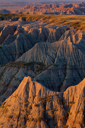 Sunrise, Panoramic Point Overlook, Badlands National Park, SD