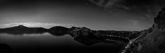Crater Lake at Dawn, Oregon