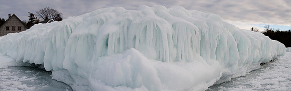 Ice Along Green Bay, Wisconsin