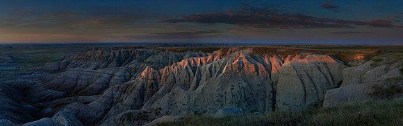 First Light, Badlands National Park, South Dakota