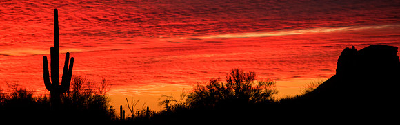 Superstition Mountains Sunset, Arizona