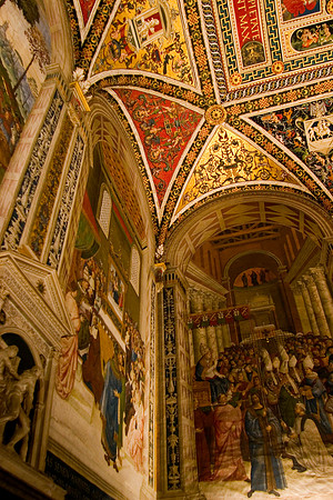 Libreria Piccolomini Ceiling, Duomo S. Maria Assunta, Siena, Italy