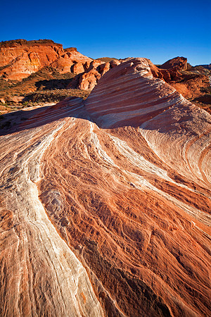 Late Afternoon at the Fire Wave, Valley of Fire State Park, NV