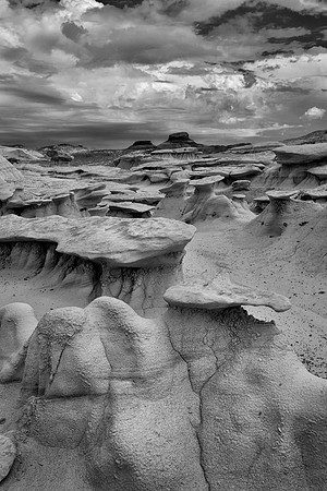 Hoodoos and Sky, Bisti/De-Na-Zin Wilderness, NM