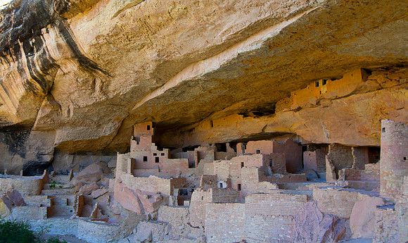 Cliff Palace, Overhang, Mesa Verde National Park, CO
