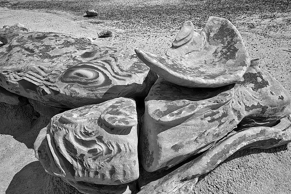 Cracked Eggs, Bisti/De-Na-Zin Wilderness, NM