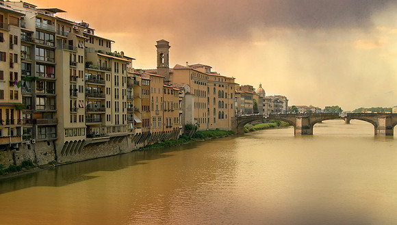 Along the Arno, Florence, Italy