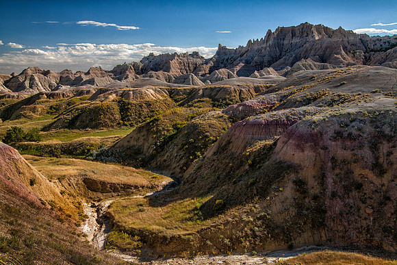 Yellow Mounds, Badlands National Park, SD