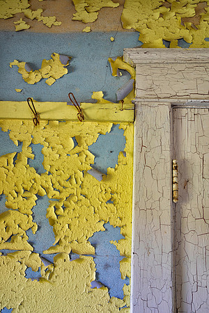 Door Frame and Peeling Paint, McLean County, ND