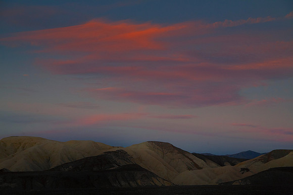 Sunset Over Mustard Canyon, Death Valley National Park, CA