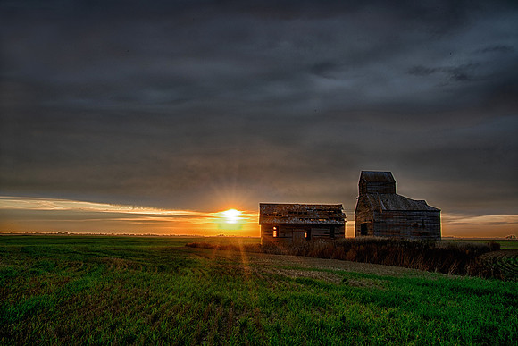 Sunset, Bottinueau County, ND