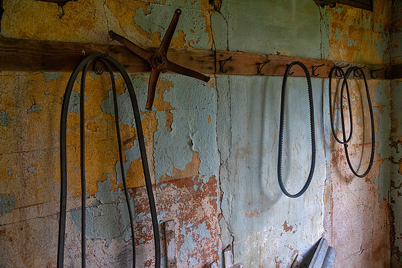 Fan Belts, One Room Schoolhouse, Ward County, ND