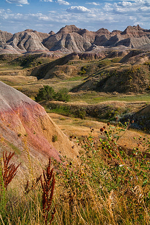 Yellow Mounds, Badlands National Park, SD