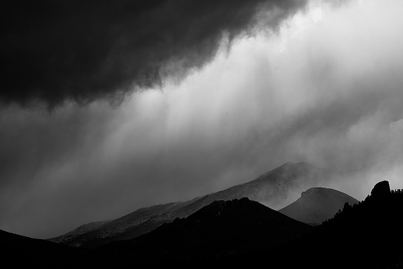 Approaching Winter Storm, Estes Park, CO