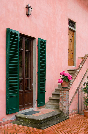 Rear Entrance, Villa Rosa, Panzano, Italy