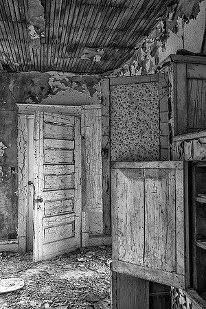 Doors, Abandoned Farm House, McClean County, ND