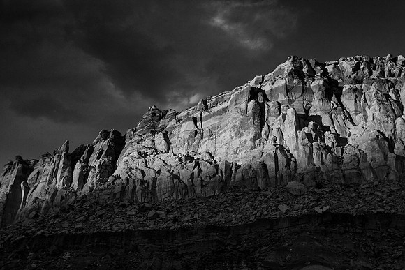 Sunset on Cliff Wall, Capitol Reef National Park, UT