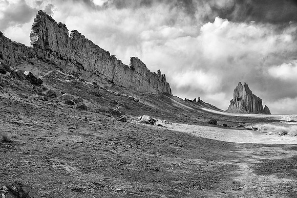 Minette Dikes at Shiprock, NM