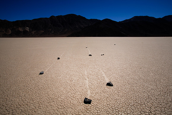Moving Rocks, The Racetrack, Death Valley National Park, CA