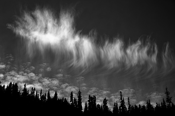 Spun Clouds, Sunrise Rim Trail, Mt. Rainier National Park, WA