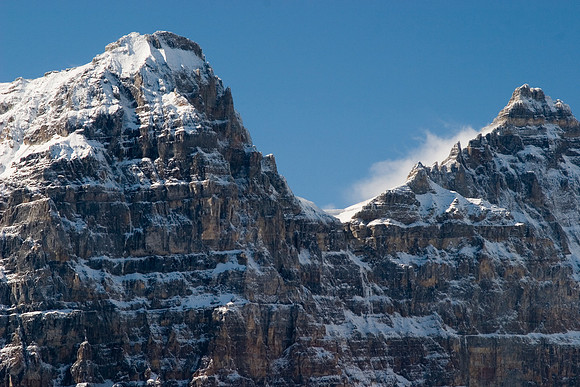 Mountains, Valley of the Ten Peaks, Banff National Park, Alberta, Canada