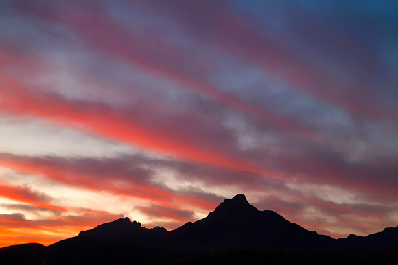 Sunrise at Chisos Mountains, Big Bend National Park, TX