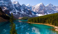 Moraine Lake, Valley of the Ten Peaks, Banff National Park, Alberta, Canada