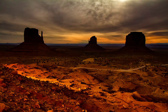 Quarter to Midnight, Monument Valley, UT/AZ