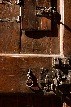 Door Detail, Radda in Chianti, Italy