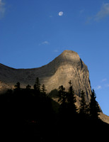 Setting Moon, Canmore, Canada