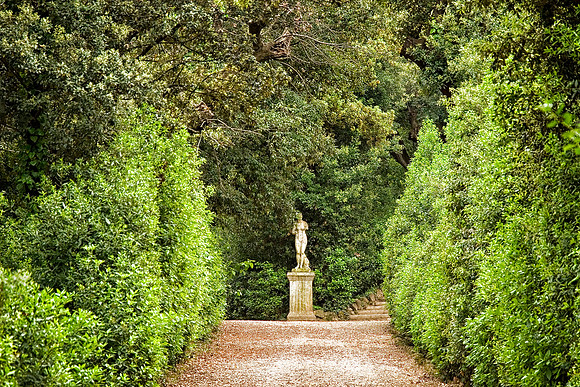 Statue at Boboli Gardens, Florence, Italy