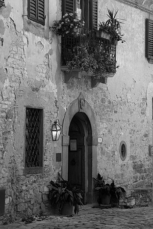 Dusk, Montefioralle, Italy